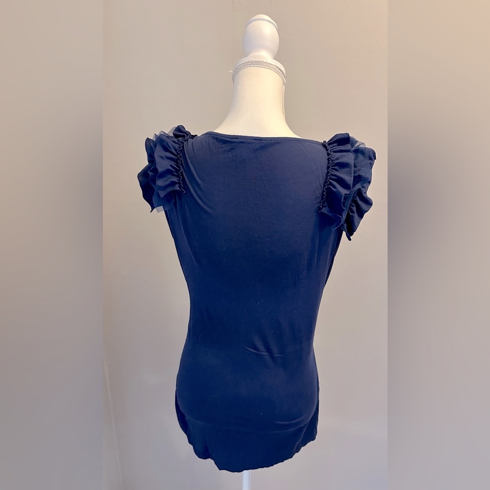 EXPRESS Ruffle Top - Picture 3 of 4